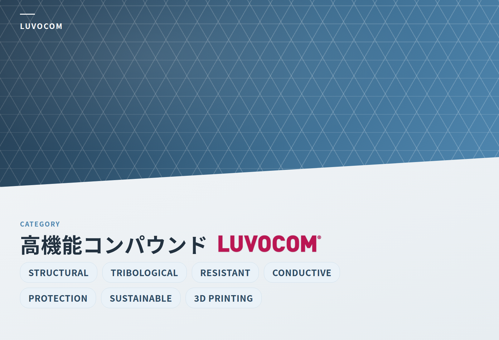 高機能コンパウンド｜LUVOCOM